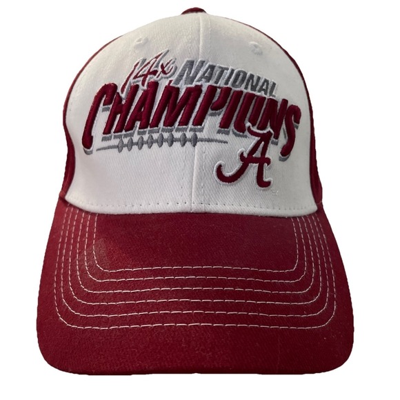 Top of the World Other - Alabama Crimson Tide 14X National Champions‎ Cap Multicolor Top of the World Adj
